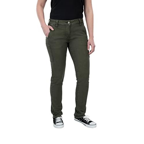 Vertx Kesher Women¡¯s Stretch OPS Tactical Pants with Pockets, Straight-Fit, for Work, Outdoor, Hiking, Denim