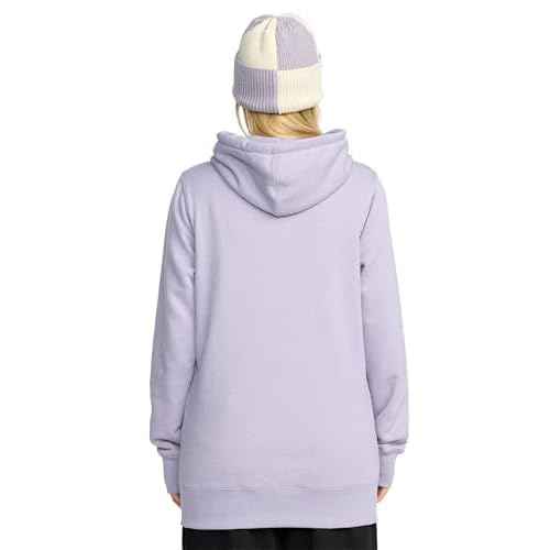 Volcom Women's Tower Long Fit Sweatshirt ? Drawstring Hood Ribbed Cuffs & Hem