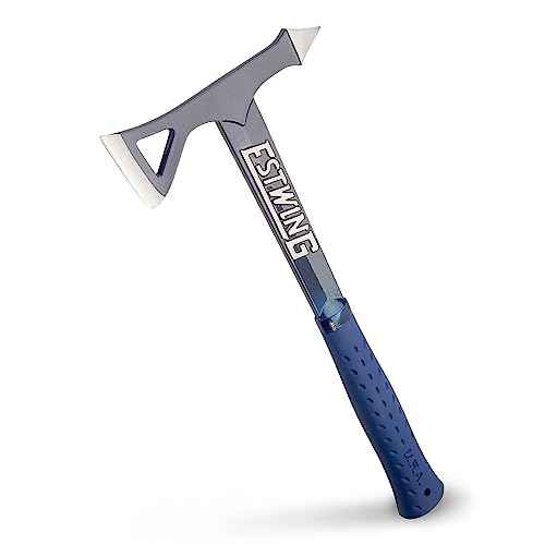 ESTWING Tomahawk Axe - 16.25" Lightweight Hatchet with Forged Steel Construction & Shock Reduction Grip - E6-TA