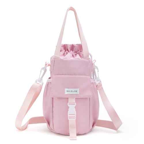 Water Bottle Holder with Strap Phone Pocket 32oz 40oz 64oz Tumbler Water Bottle Carrier Sling Bag Crossbody