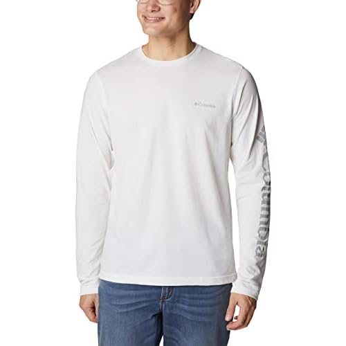 Columbia Mens Thistletown Hills Long Sleeve Logo Tee