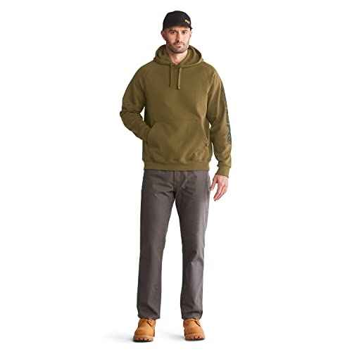 Timberland PRO Men's Hood Honcho Sport Pullover Hooded Sweatshirt, Burnt Olive Tonal, Large