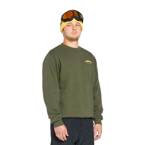 Volcom Men's Essential Crew Fleece Snowboard Winter Sweatshirt