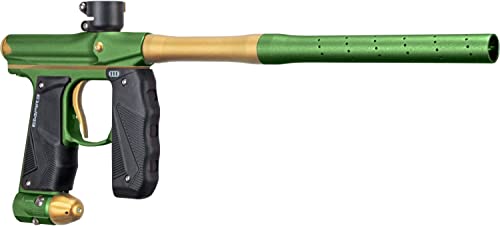 Empire Mini GS Electronic Paintball Gun Marker w Empire Halo Too Electronic Paintball Loader Starter Package (Halo Loader Black, Dust Olive/Dust Tan)