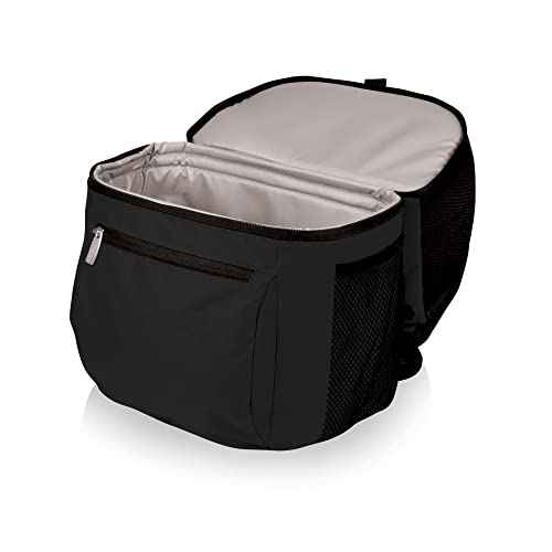 PICNIC TIME NCAA Michigan Wolverines Zuma Backpack Cooler - Soft Cooler Backpack - Lunch Cooler, (Black)