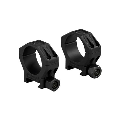 Sig Sauer ALPHA6 30mm Hunting Scope Rings Set - Lightweight Durable Hard Anodized Aluminum Picatinny/Weaver Compatible Riflescope Ring Mounts - Matte Black