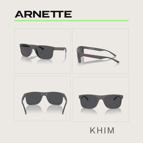 ARNETTE Khim AN4341 Square Sunglasses for Men +BUNDLE with ACCESSORY EYEWEAR KIT