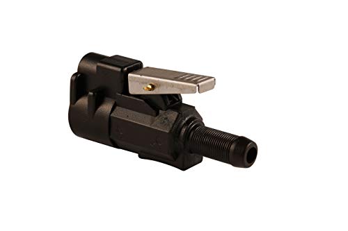 Marine Fuel Tank Fitting - 3/8-Inch Barb Hose Female Connector - Black Acetal - One Size