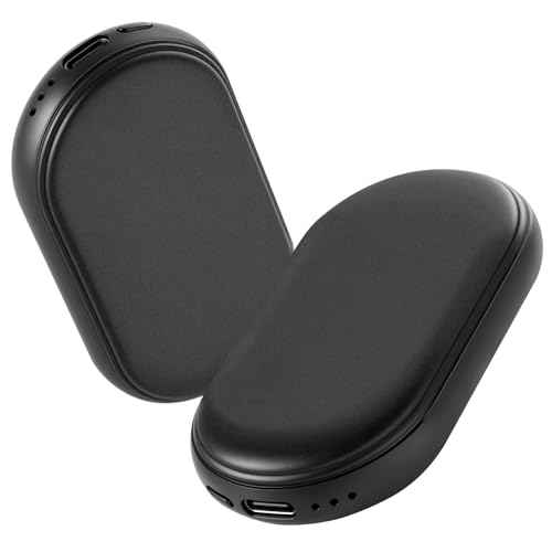 Magnetic Hand Warmers Rechargeable 2 Pack AI Smart Chips 3 Heat Settings Fast Heating, Portable Pocket Heater, Up to 8Hrs Warmth, Travel Essentials for Outdoor Camping, Gifts for Women Men