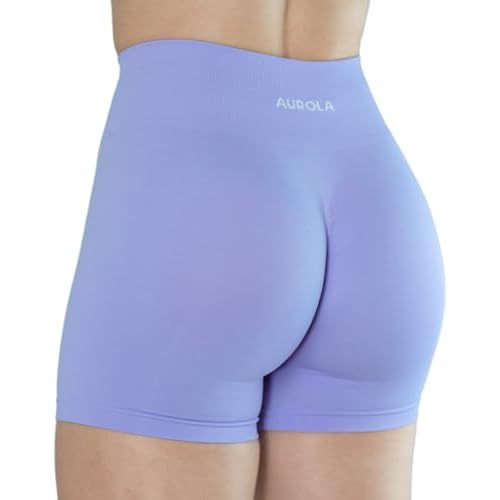 AUROLA Dream Collection Women Workout Shorts High Waist Gym Shorts, Scrunch Butt Seamless Athletic Shorts