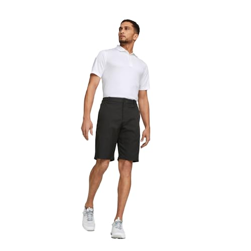 Men's 9-Inch Solid Shorts - Lightweight Quick-Dry, 32W x 9L, Black