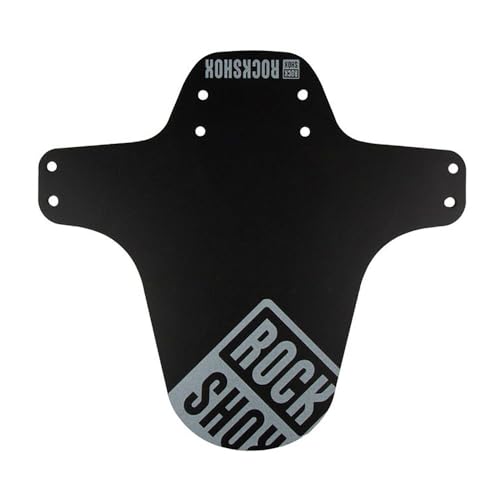 MTB Bicycle Fork Fender Black with Polar Grey Print - Protective Cycling Accessory