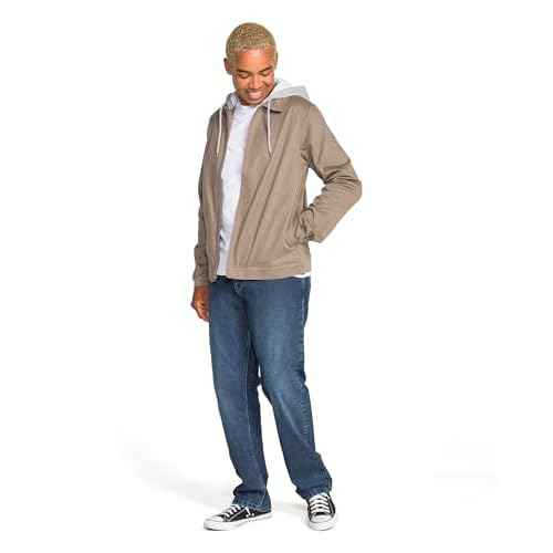 Volcom Men's Rexton Modern Fit Lightweight Zip-up Jacket Adjustable Hood, Everyday Outerwear