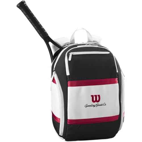 Wilson Tennis Badminton Racket Bag COURAGE COLLECTION (College Collection) Holds 2 to 15 Racquets (Based on Medium Weight Racquets)