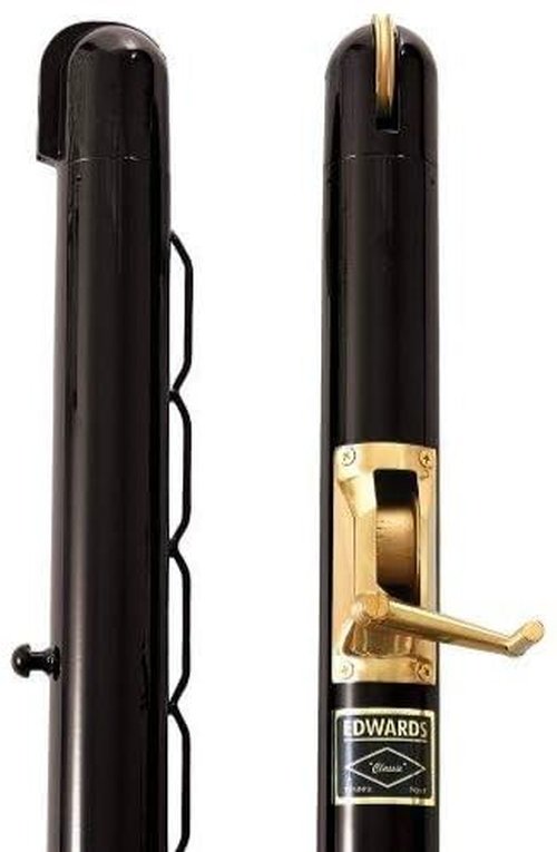 Edwards Classic Tennis Posts – Permanent Court Kit – 3” OD, Round, Internal Wind, Black – Optional Ground Sleeves