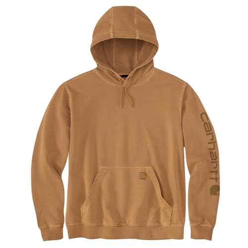 Carhartt Men's Relaxed Fit Midweight Garment Dyed French Terry Graphic Sweatshirt