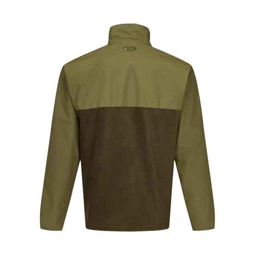 Drake Waterfowl Men's MST Quarter 1/4 Zip Refuge Eqwader Waterproof Windproof Breathable Resistant Outdoor Hunting Jacket