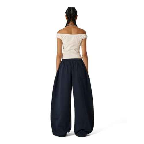 Aelfric Eden Barrel Sweatpants for Mens Side Striped Drawstring Elastic Waisted Wide Leg Lounge Pants with Pockets