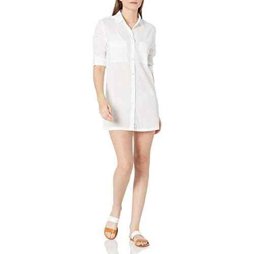Camp Shirt Swimsuit Cover Up