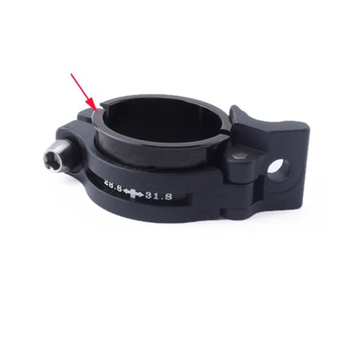 3 Kinds Front Derailleur Adjust Conversion Clamp Shim Spacer Adapter Sheet 28.6 to 31.8 to 34.9mm Aluminum Alloy for MTB Mountain Road Bicycle 1 Set