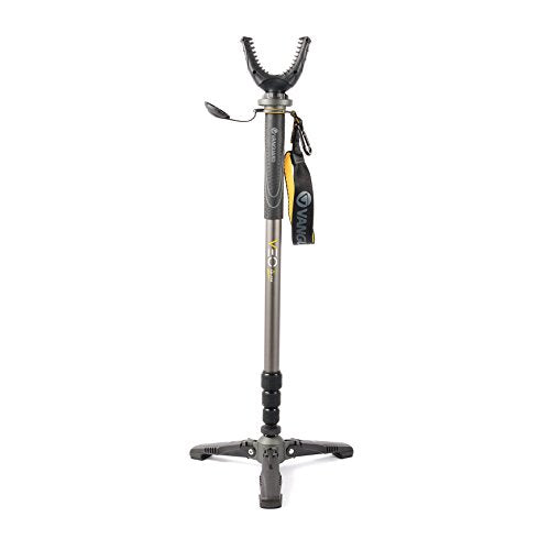 Vanguard VEO 2 AM-234TU Shooting Stick, Tri-Stand Base with Ball Joint, Rotating and Removeable U Shaped Yoke, Gray