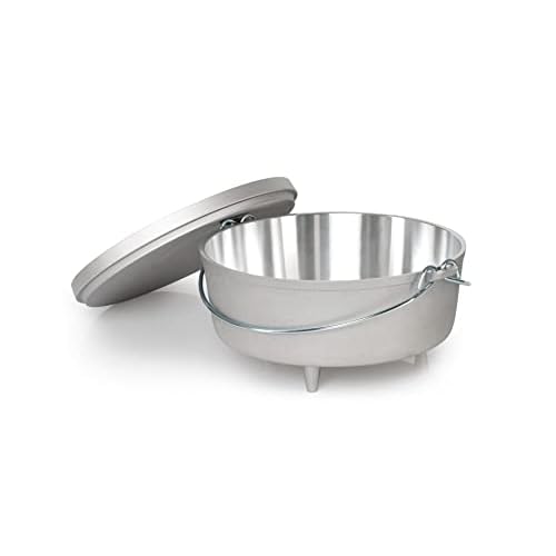 GSI Outdoors Aluminum 12' Dutch Oven | Dutch Oven with Fixed Legs for Camping, Cabin and Home Kitchen