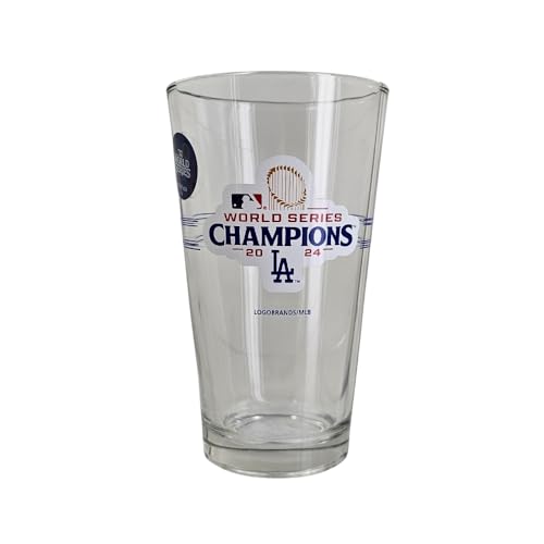 Los Angeles Dodgers 2024 World Series Champions Official 16 oz. Pint Beer Glass