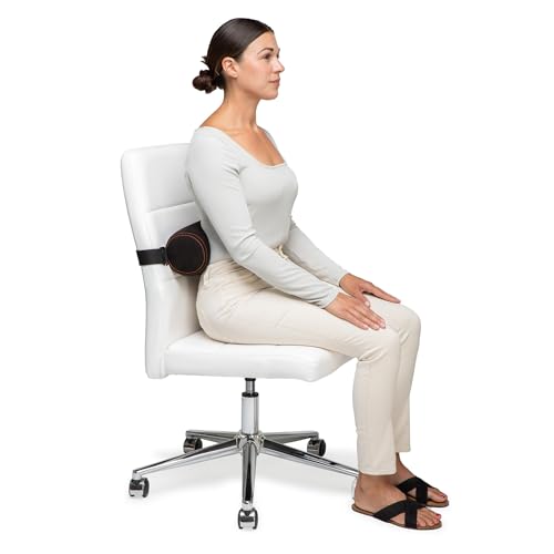 Lumbar Support Pillow - 11” Length x 4¾” Diameter - Supports Back & Posture