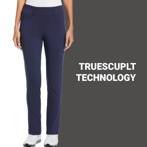Callaway Women's Golf Pants with Truesculpt, Pull-on Waistband, Stretch Moisture-wicking, Eco-Friendly Performance Bottoms