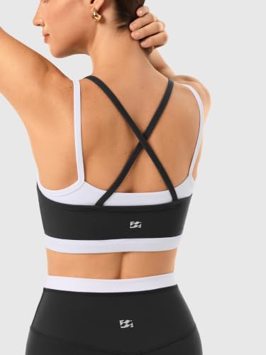 Medium Workout Sets for Women Pilates Outfits Gym Activewear - Black+Pink