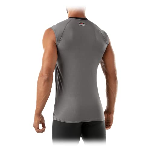 McDavid Chest Protector Baseball Heart Guard Sternum Protection for Adults. Compression Shirt with HEX Padded Shirt