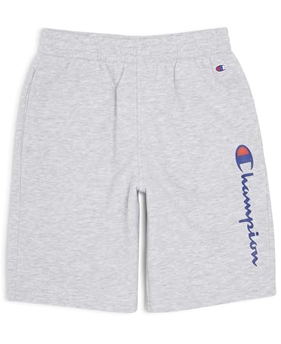 X-Large Champion Boys Fleece Shorts 2-Pack Grey Heather-Black