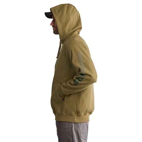 Timberland PRO Men's Hood Honcho Sport Pullover Hooded Sweatshirt, Burnt Olive Tonal, Large