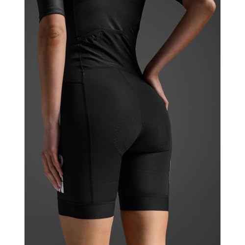 2XU Women's Core Sleeved Trisuit - One Piece Triathlon Suit for Cycling, Swimming and Running