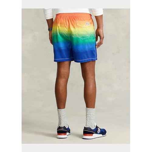 Polo Ralph Lauren Men's Stretch Poly Traveler 6" Swim Trunks