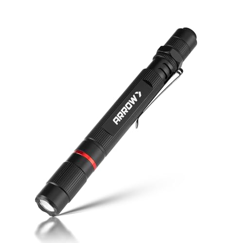 LED Pen Light Flashlight 120 Lumens Aluminum Pocket Torch for Inspection