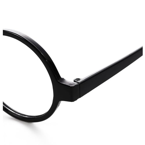 VIGUEUR Round Wizard Glasses - Wizard Costume Plastic Glasses For Dress Up