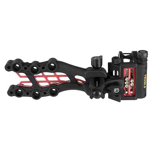 TRUGLO Carbon Hybrid Ultra Lightweight Micro-Adjustable 5-Pin Hunting Bow Sight