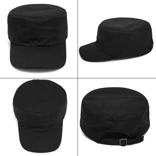 Unisex Basic Cadet Army Caps Everyday Military Style Hat