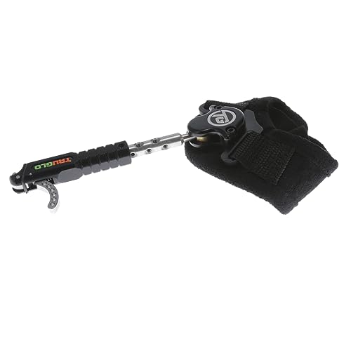 TRUGLO unisex adult Side-Lock Connection Archery Compound Bow Release Aids, Black, One Size US