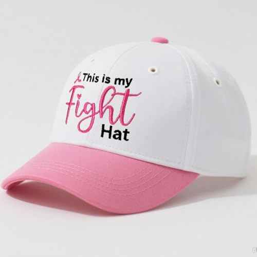 Ghazni Breast Cancer Gifts for Woman - Breast Cancer Awareness Accessories, Adjustable Hat Headwear for Women