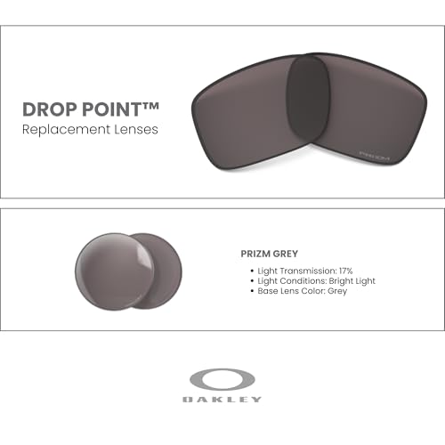 OAKLEY Original Drop Point OO9367 Replacement Lenses For Men For Women Bag+ Bundle Microfiber Pouch -FRAMES NOT INCLUDED
