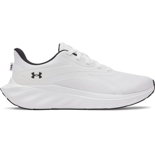 Under Armour Men's Ascend Running Shoes - White/White/Black 10.5