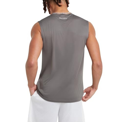 Champion Men's Muscle Tank Top - Stone Gray XX-Large Sleeveless T-Shirt