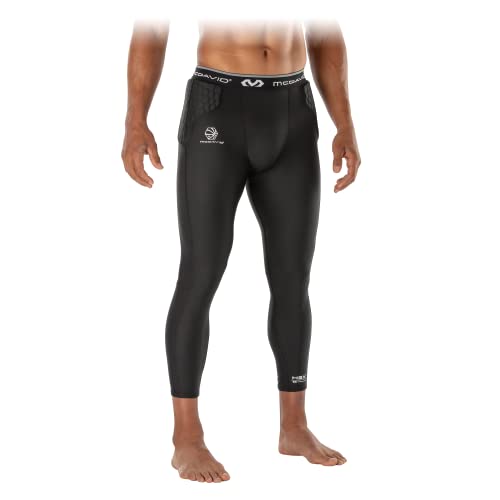 McDavid Unisex-Adult Hex Basketball 3/4 Tight W/Hip & Tailbone Pads