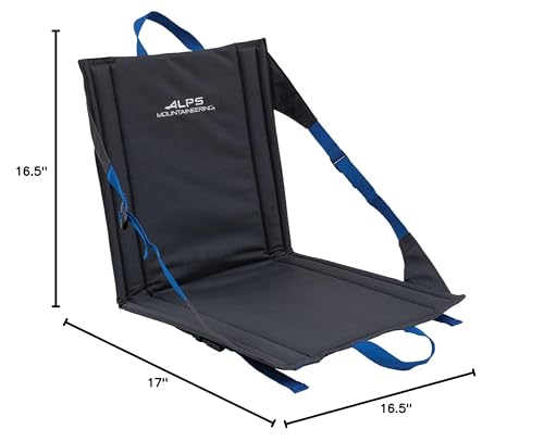 ALPS Mountaineering Weekender Camp Seat, One Size, Charcoal/Blue - New