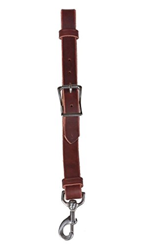 Horse Tack Latigo Replacement Down Strap in Brown with Stainless Steel Hardware