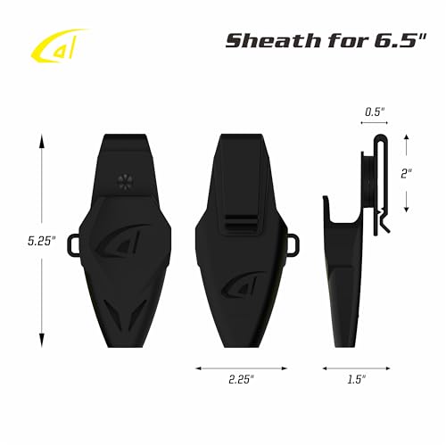 6.5-Inch Aluminum Fishing Pliers with Sheath - Saltwater & Freshwater