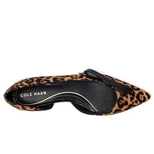 Cole Haan Women's Noella Bow Skimmer, Leopard Print, 9-B US