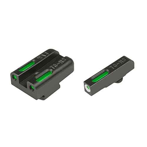 TRUGLO TFX Handgun Sight | Durable Shock-Resistant Compact Brightly Glowing Tritium & Fiber-Optic Xtreme Day/Night Sight for Handguns